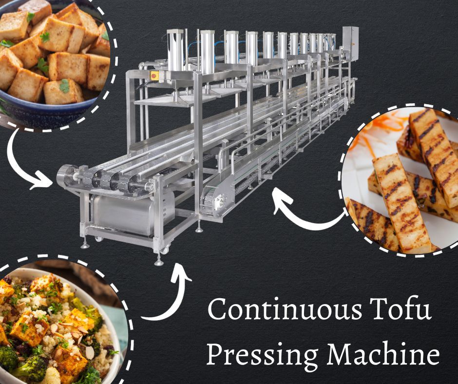 豆腐の圧搾機、豆腐型の積み重ね、豆腐製造用圧搾機
